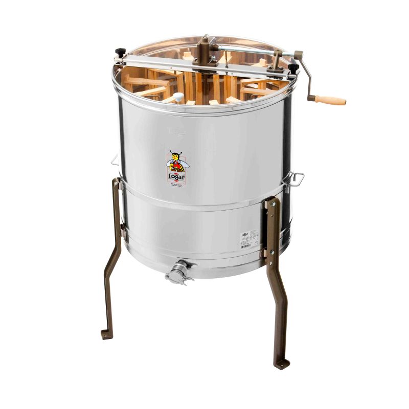 Extracteur radial Logar à manivelle 12/8 cadres – Cuve Ø 63 cm (Réf. 4550)