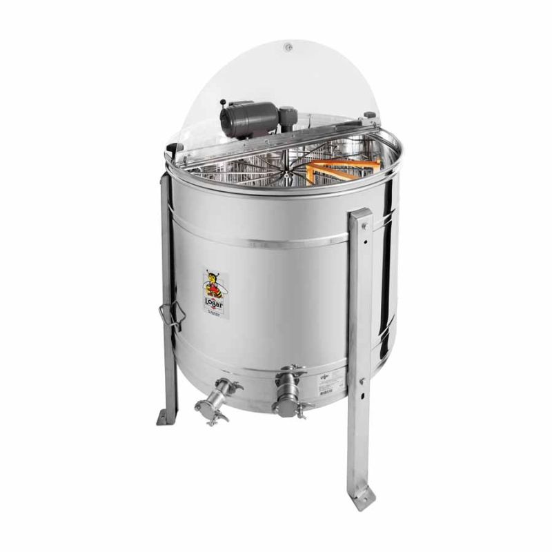 Extracteur radial Logar 12 cadres avec grille anti-casse, cuve Ø 76 cm, motorisation (Réf. 4559)