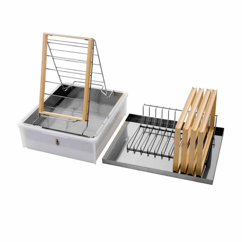 Ensemble de désoperculation avec couvercle et plateau à cadres AŽ