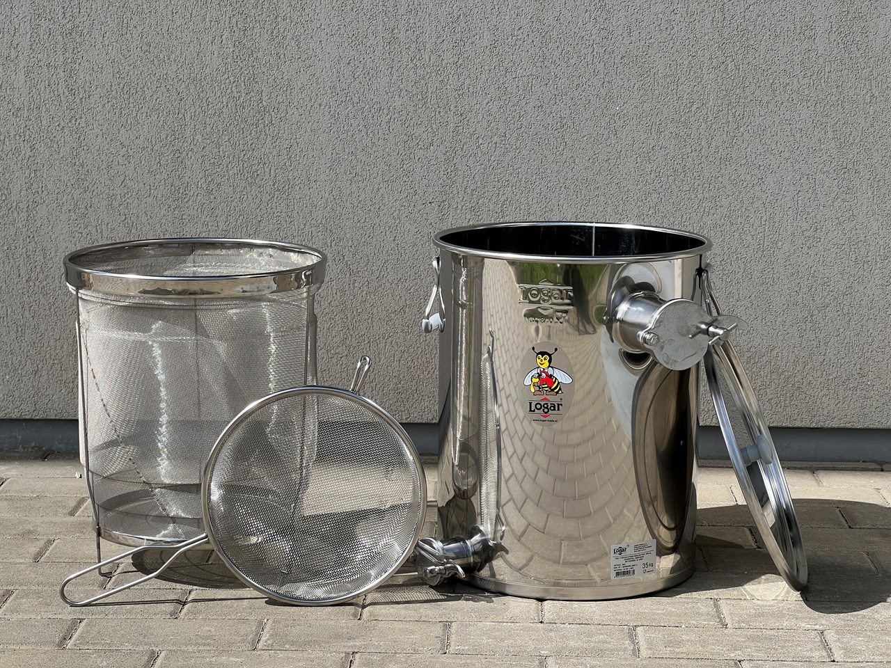 Logar Cuve collectrice filtrante 35 kg – cuve avec tamis non obstruant